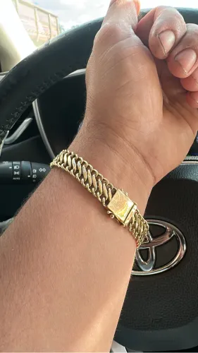 Pulseira lacraia em ouro 18k