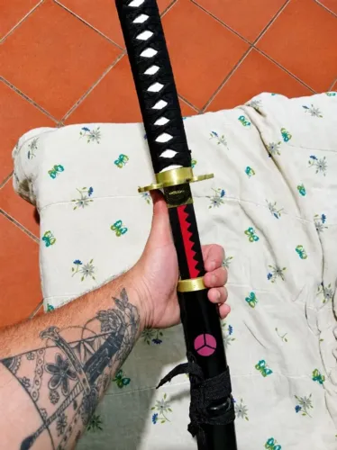 Katana Zoro - Decoração + Suporte para Parede