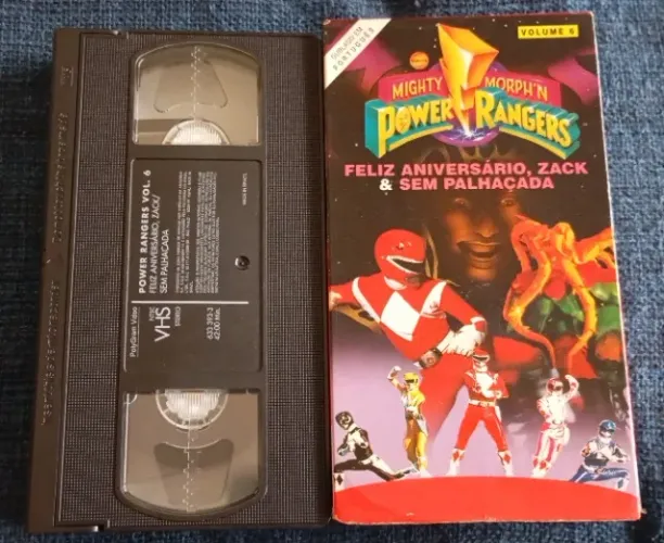 VHS Dublado Power Rangers Volume 6