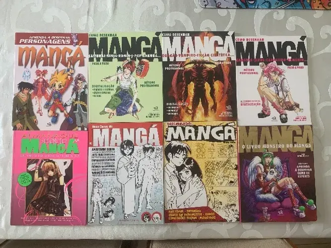 8 Livros de como desenhar mangá