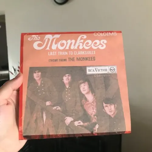 vinil compacto - the monkees - last train to clarksville 1966