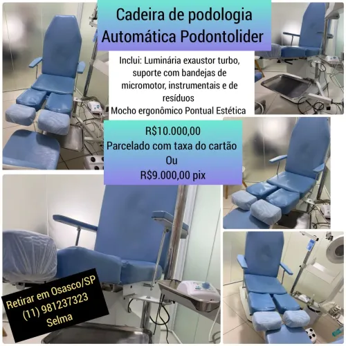 CADEIRA DE PODOLOGIA AUTOMÁTICA PODONTOLIDER 