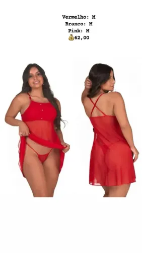 Camisola tule com calcinha 