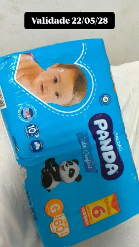 Fralda Panda G 60 unidades Pacotão
