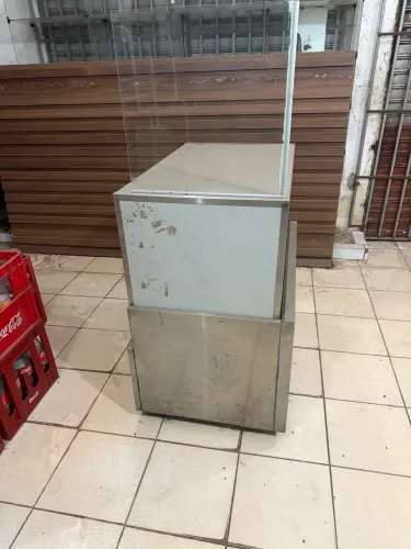 Balcão caixa todo em inox