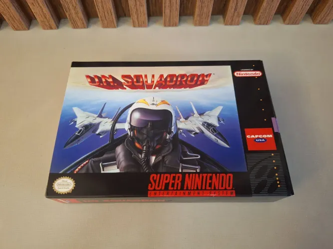 Un Squadron Original Americano para Super Nintendo Snes