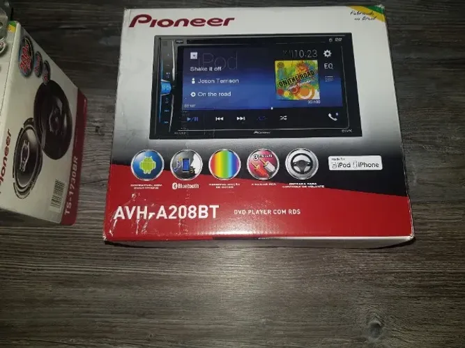 Multimídia Pioneer AVH-A208BT (Kit som)