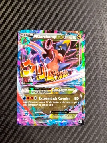 Carta pokémon Mega Garchomp EX TCG