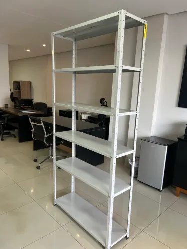 ESTANTE AÇO PRATELEIRAS LOJA IKONOFFICE