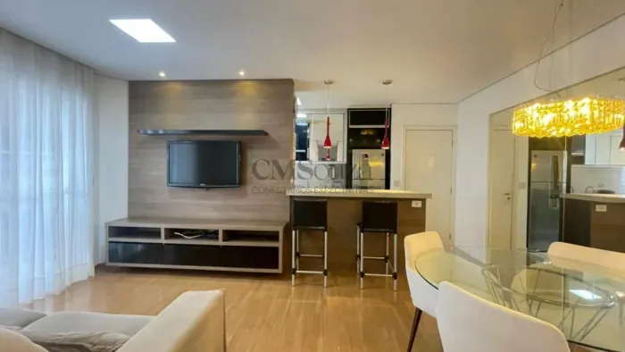 Apartamento mobiliado para alugar em Londrina, Gleba Palhano, com 3 quartos, com 81 m², Ev