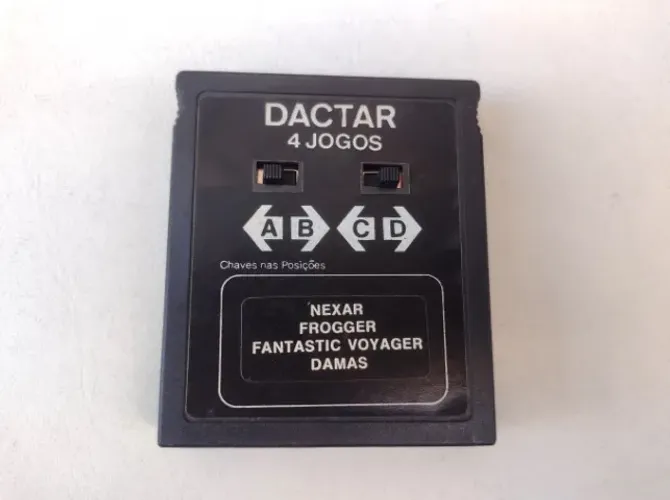 Cartucho Atari - Nexar, Frogger, Fantastic Voyager, Damas