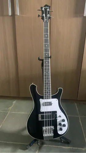 Baixo Harley Benton RB-414BK Rickenbacker
