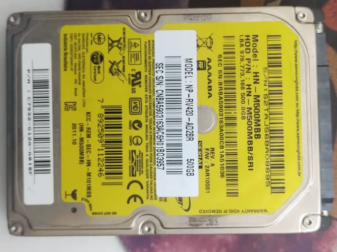HD SATA 500GB