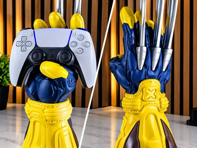 Suporte para Controle Wolverine Mão com Garras