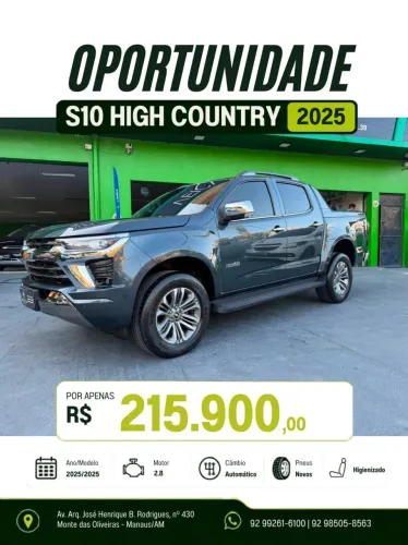 Chevrolet S10 P-up H.country 2.8 4X4 CD Dies.aut. 2025