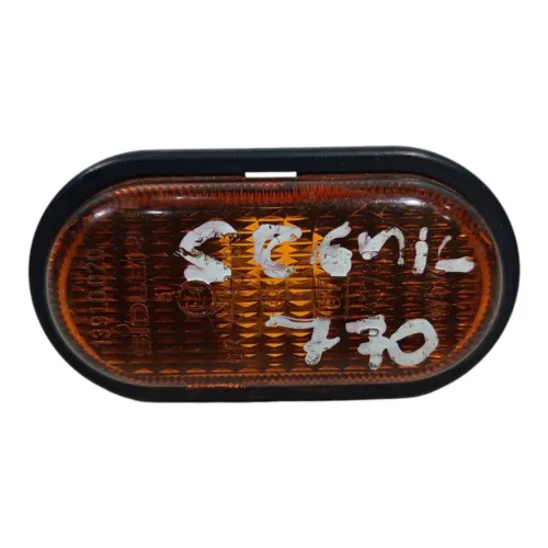 Pisca Lanterna Paralama Clio Scenic 2000 2001 2002 03 A 2006 Direito Amarelo Laranjado