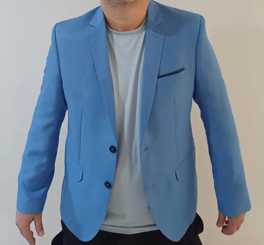 Terno Azul Claro Angelo Campana para Casamento, Terno em Goiania