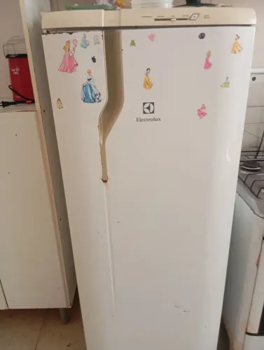 Vendo uma geladeira e uma máquina
