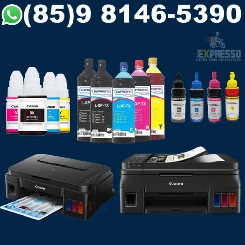 Tinta Impressoras Canon G3110 G3010 G3111 G3160 G6010 G7010
