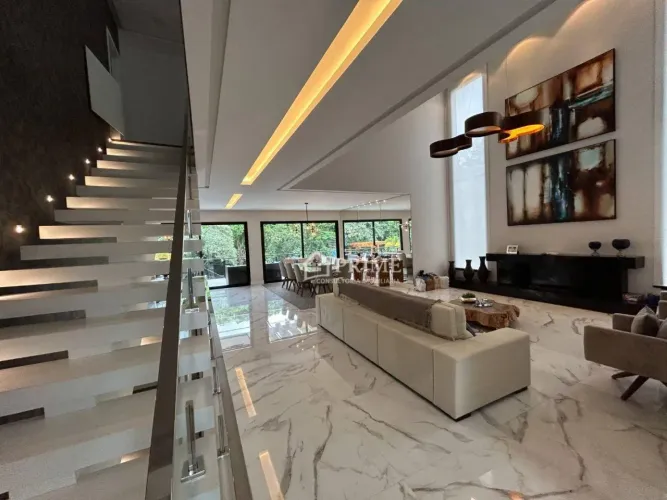 Casa, 575 m² - venda por R$ 4.000.000,00 ou aluguel por R$ 21.640,01/mês - Reserva Santa M