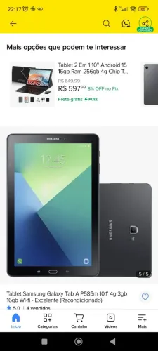 Tablet Samsung 