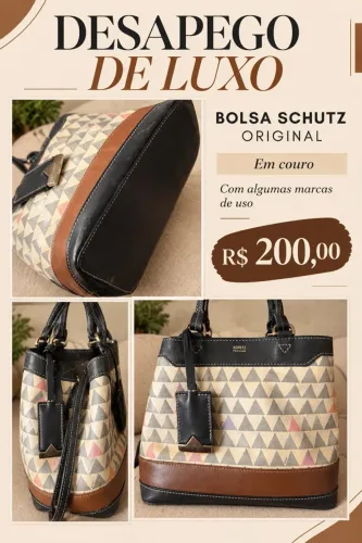 Desapego de luxo bolsa Schutz 