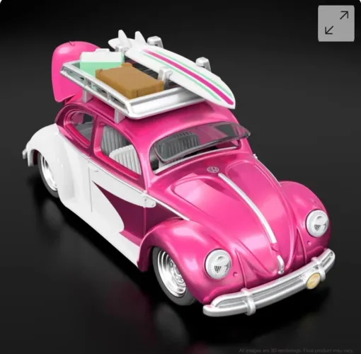 Hot Wheels RLC Kawa-Bug-A Pink