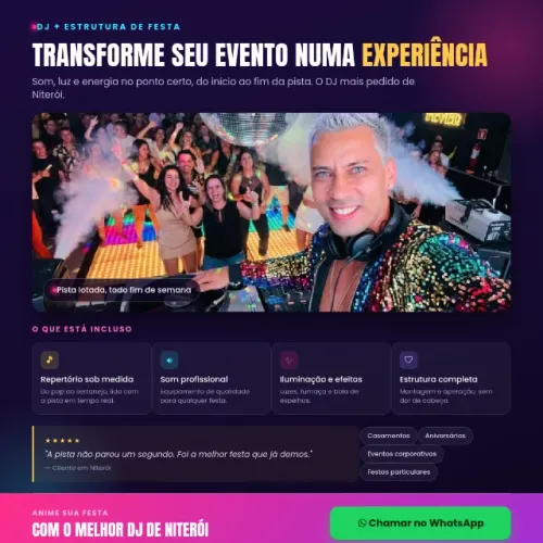 DJ + Estrutura pra sua festa
