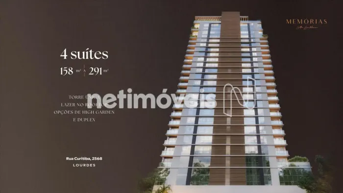 Apartamento 4 suites, 3 vagas a venda no Lourdes