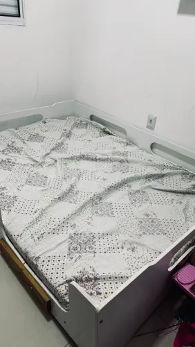 Cama e coxão Casal Montessoriana Infantil Proteção Lateral