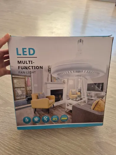 Ventilador de teto e Led