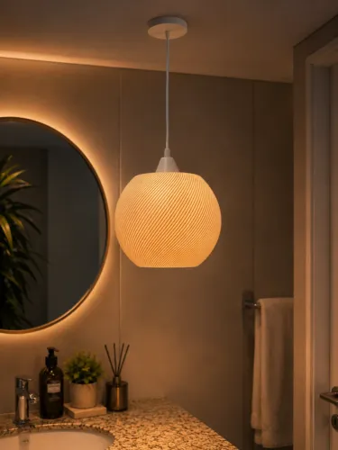 Luminária Nexo Spirall - Pendente Decorativa Premium - Design Moderno e Exclusivo