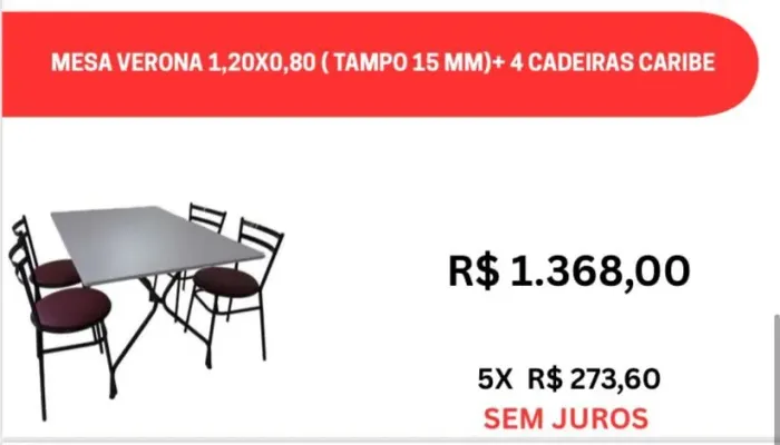 jogo de mesa c/quatro cadeiras ideal p/ refeitório,cozinha industrial,praça de alimentação