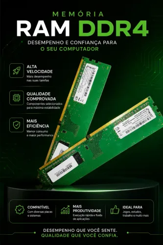 MEMÓRIAS RAM DDR 4