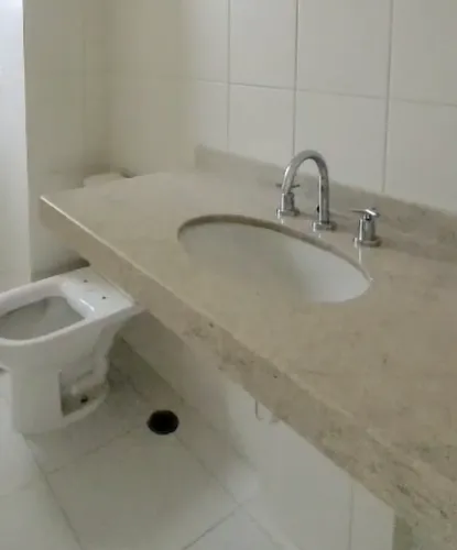 Bancada em granito banheiro