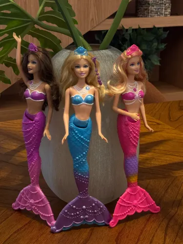 Kit de três Barbie Sereia das Pérolas Matell