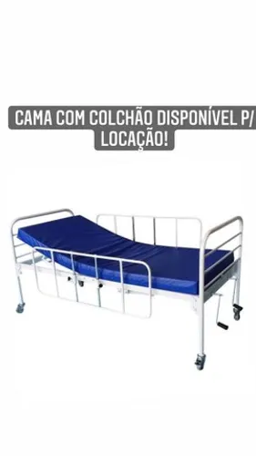 Cama Hospitalar com Colchão p/ Locação
