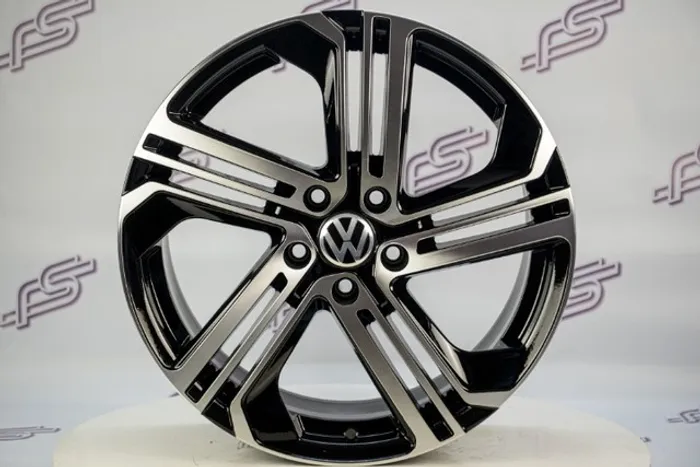 Rodas VW Golf Preto Diamantado 5x112 - 19x8 aro 19 tala 8