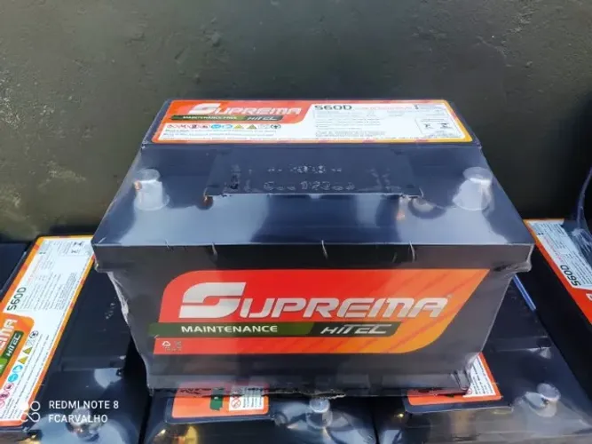 Promoção Bateria Suprema 60AH Selada - Corsa / Palio / Gol / Prisma 