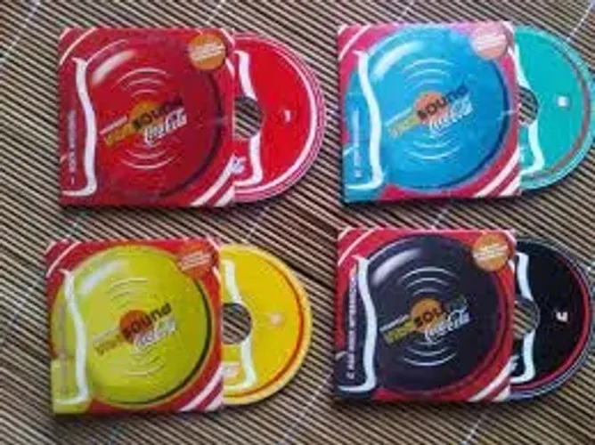mini cds da coca-cola