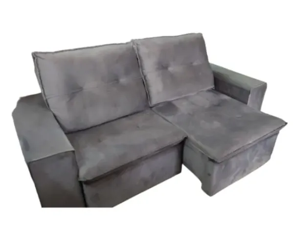 Sofá Retrátil Reclinável 2,00m Espuma D23 Super Lindo Fazemos Entrega