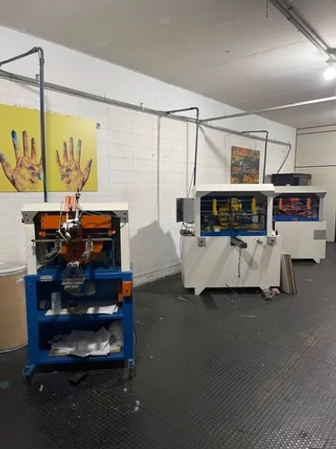 3 Máquinas serigrafia Dubuit + 01 Flambador - todos em ótimas condições 