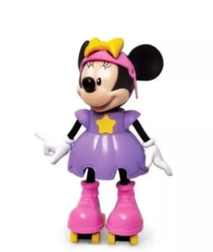 Boneca Minnie Patinadora - Elka Brinquedos