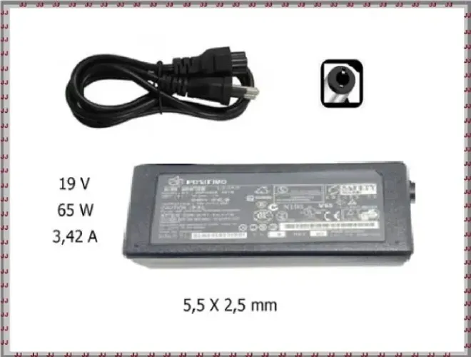Fonte Carregador para notebook Philco - 65w - 3.2a - 19v