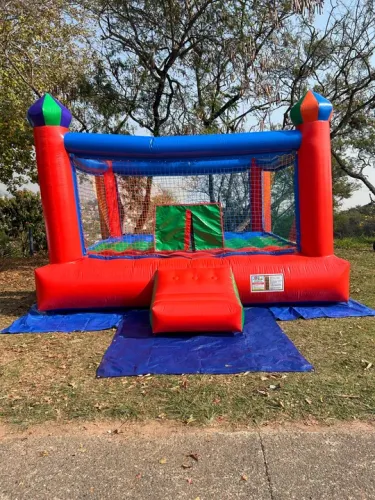 Castelo pula-pula grande 4x4m inflável 