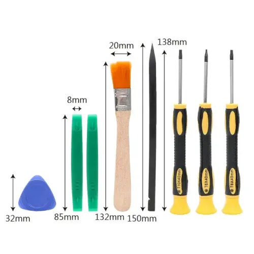 Kit Chave Torx T6 T8 T10 P/ Abrir Ps3 Ps4 Pro Xbox 360 One e controles 
