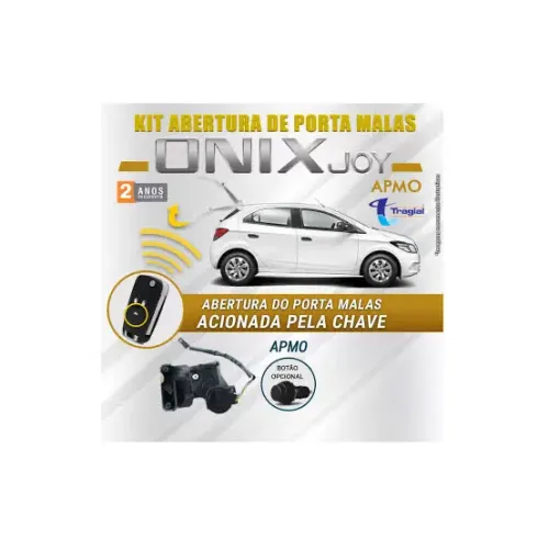KIT TRAVA PORTA MALAS APMO ONIX JOY / LS - TRAGIAL