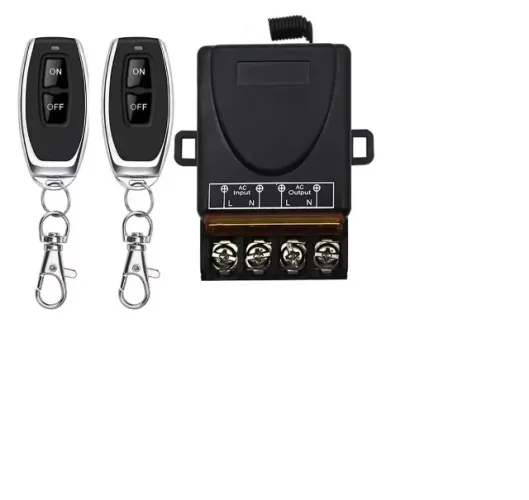 Interruptor Sem Fio 110v 220v 30a + 2controle Remoto 433mhz
