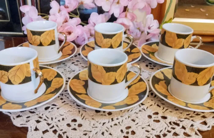 Jogo de xícaras de café