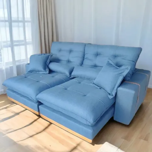 SOFÁ RETRÁTIL RECLINÁVEL PILLOW 28CM MOLAS ENSACADAS!!! TOT